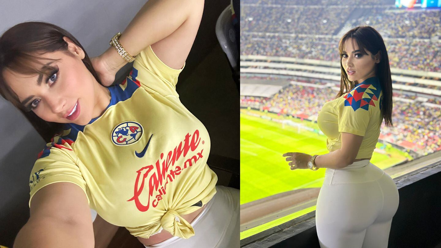 VIDEO: La modelo Ashley Carolina muestra su apoyo al América previo a la  Semifinal contra Chivas | Noticias de México | El Imparcial