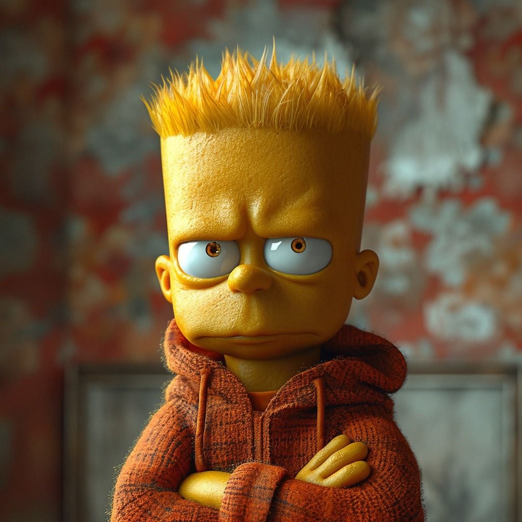 La inteligencia artificial crea la versión más realista de Bart Simpson |  Noticias de México | El Imparcial