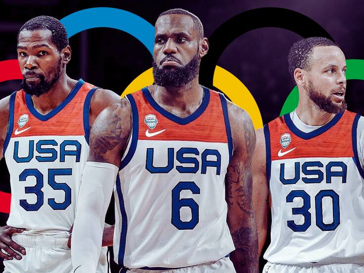El equipo olímpico USA reúne a LeBron James y Stephen Curry para el campamento previo a los Juegos Olímpicos de 2024