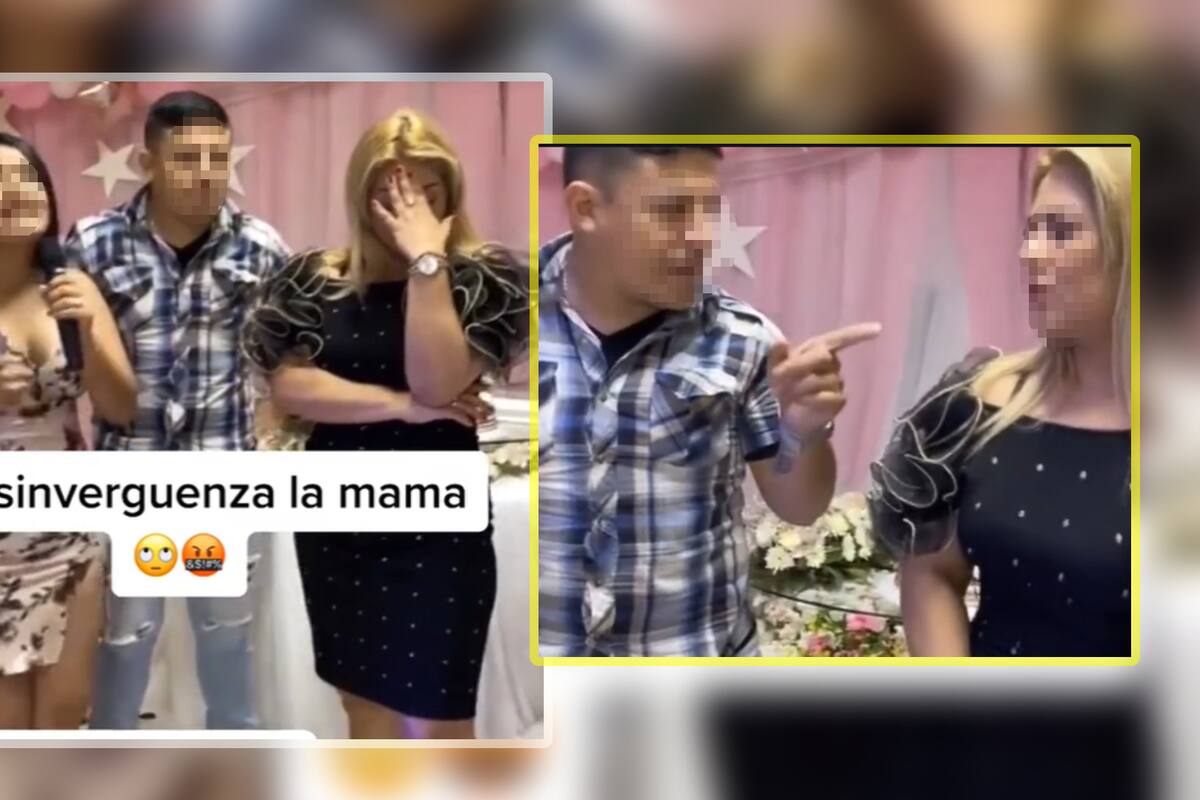 VIDEO: Mujer descubre que su esposo le es infiel con su mamá y los exhibe en una fiesta de cumpleaños