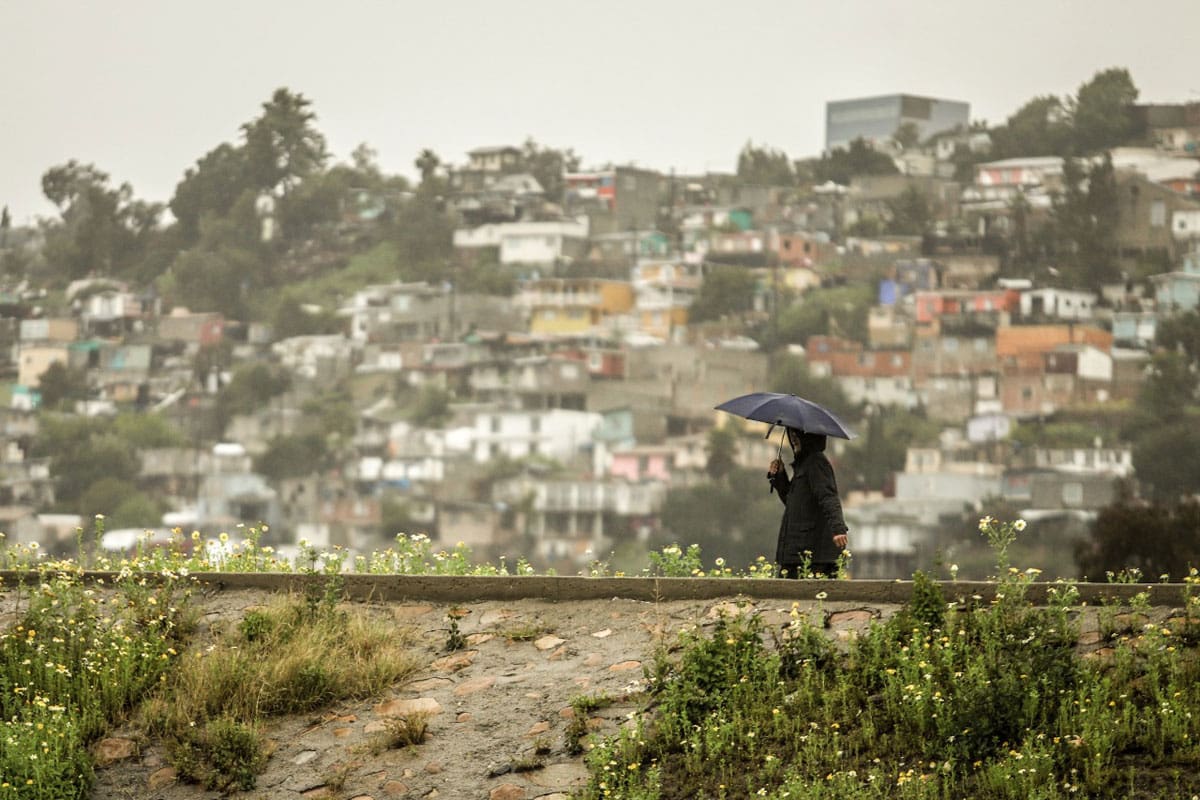 Policía Municipal atiende incidencias por lluvias en Tijuana