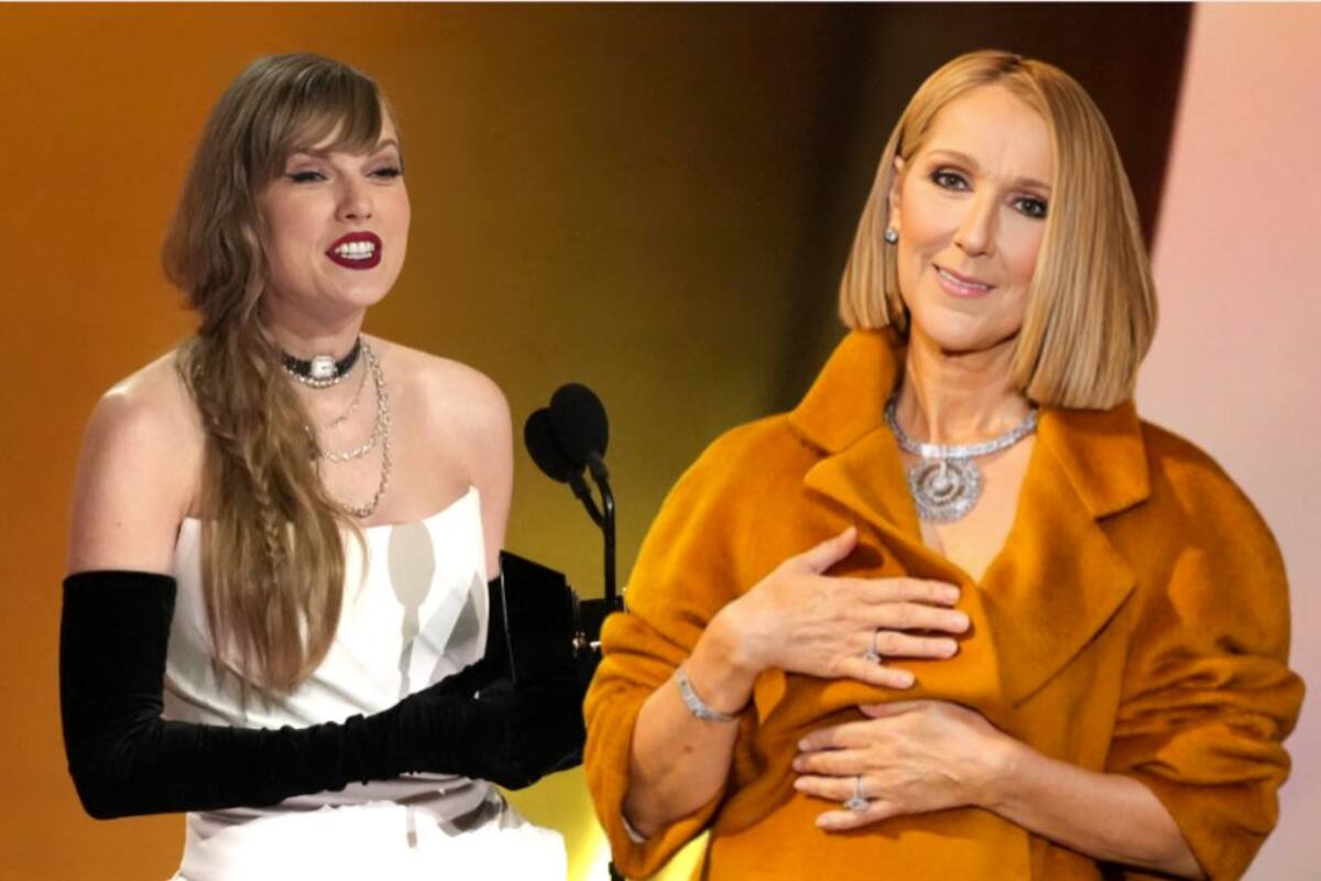 Taylor Swift es criticada por haber “ignorado” a Céline Dion en los premios Grammy