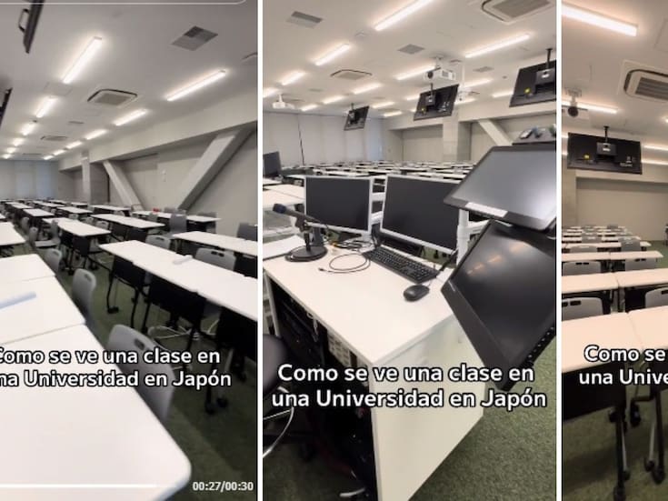 Tiktoker muestra como son los salones de clases en Japón
