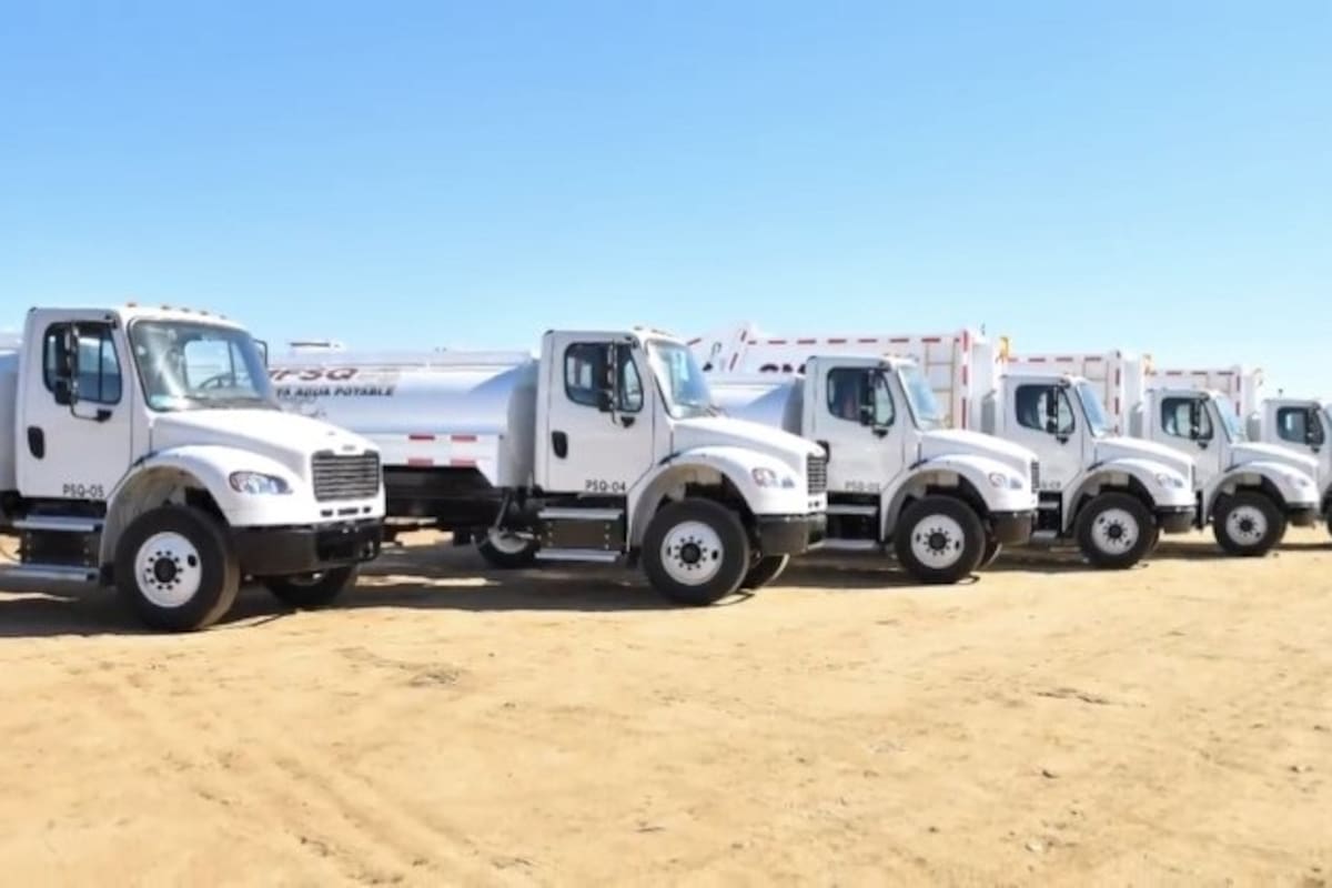 Recibe San Quintín nuevos camiones de basura