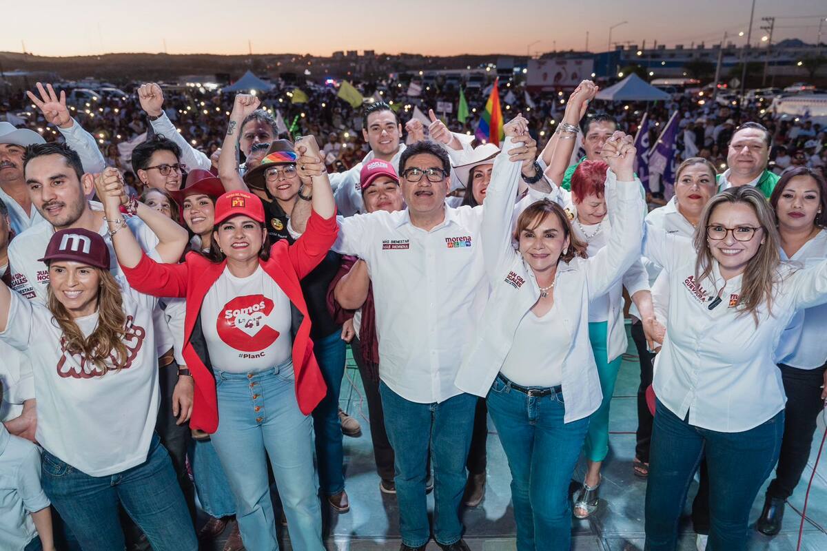Célida y Froylán apoyan a candidatos de la 4T en el Norte del estado