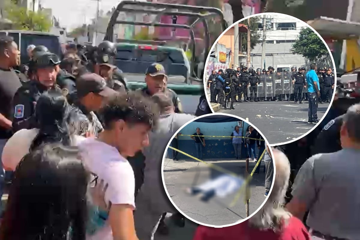VIDEO: Muere un hombre de 64 años durante enfrentamiento entre vecinos y policía en CDMX