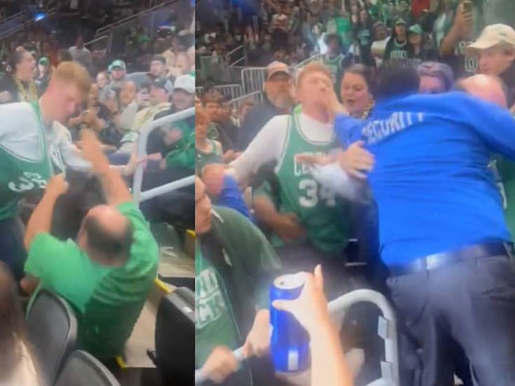 VIDEO: Fans de los Celtics arman pleito en el TD Garden