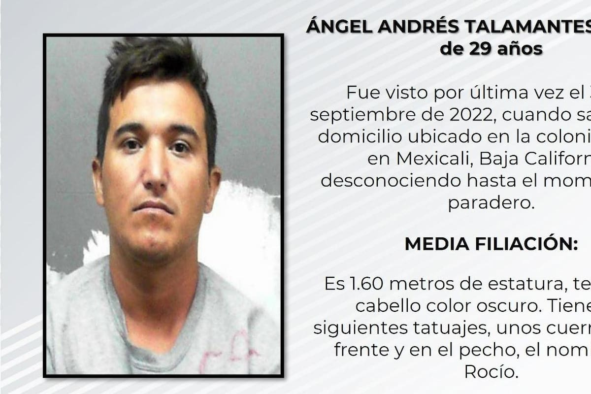 Solicitan apoyo para localizar a Ángel Andrés Talamantes Muñoz