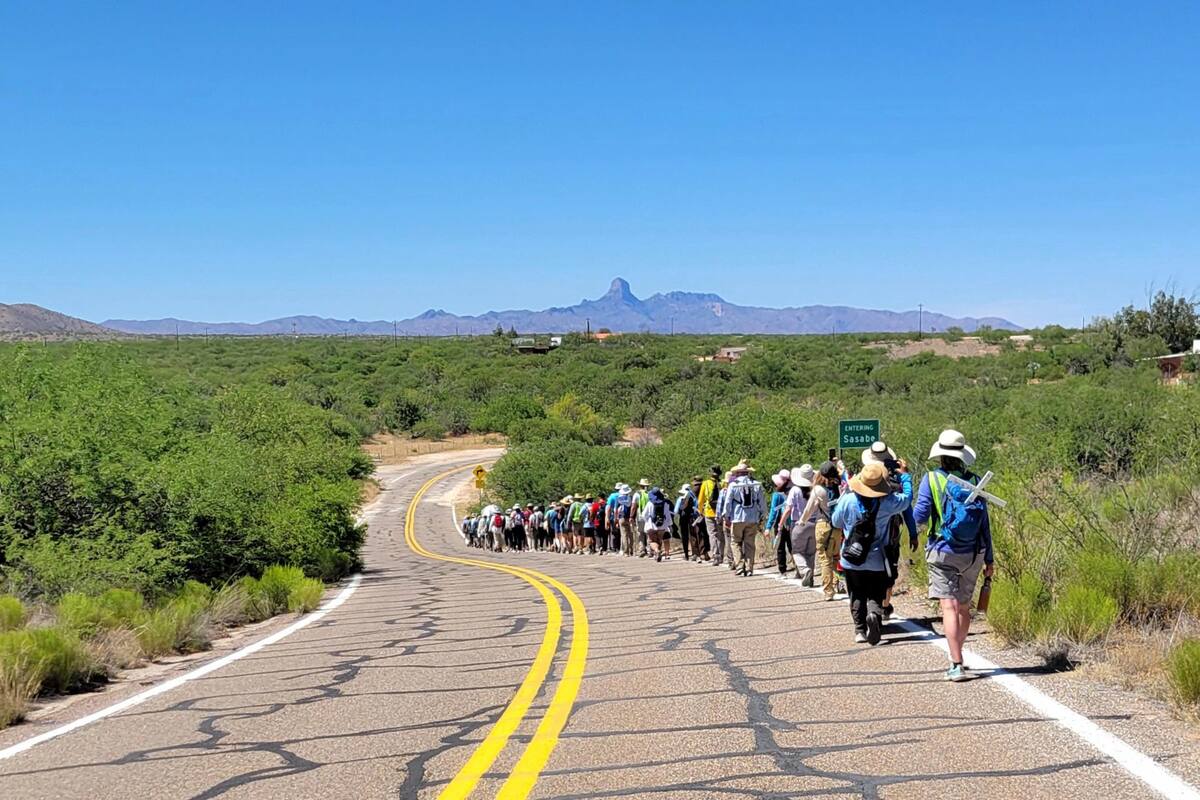 Avanza en Arizona la Caminata del Migrante