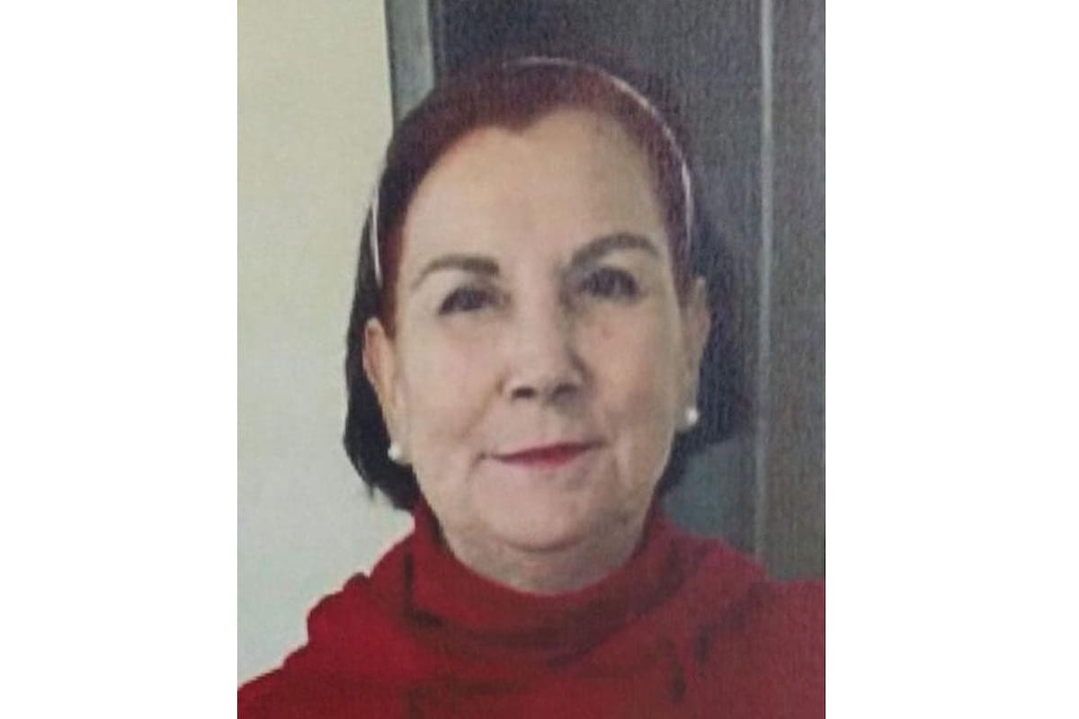 Alma Luz González Meda, de 70 años se encuentra desaparecida