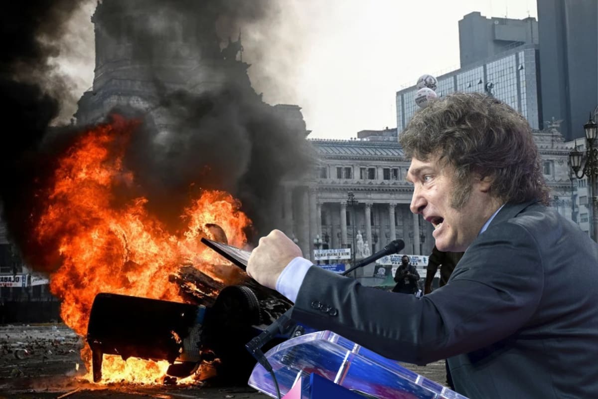 Pese a jornada violenta por protestas, Senado de Argentina aprueba la ‘Ley Ómbinus’ de Milei