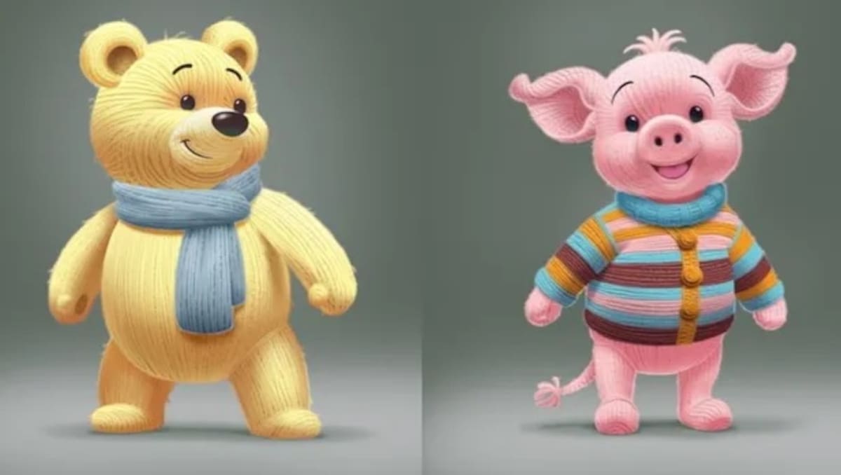 Nuevos diseños de 'Winnie Pooh' y 'Piglet'