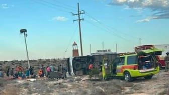 ‘Camionazo’ en carretera San Felipe-Puertecitos deja 40 lesionados