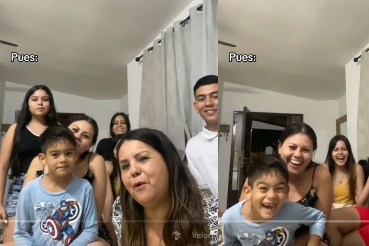 Familia intenta grabar amoroso video para un familiar, pero sale muy MAL (VIDEO)