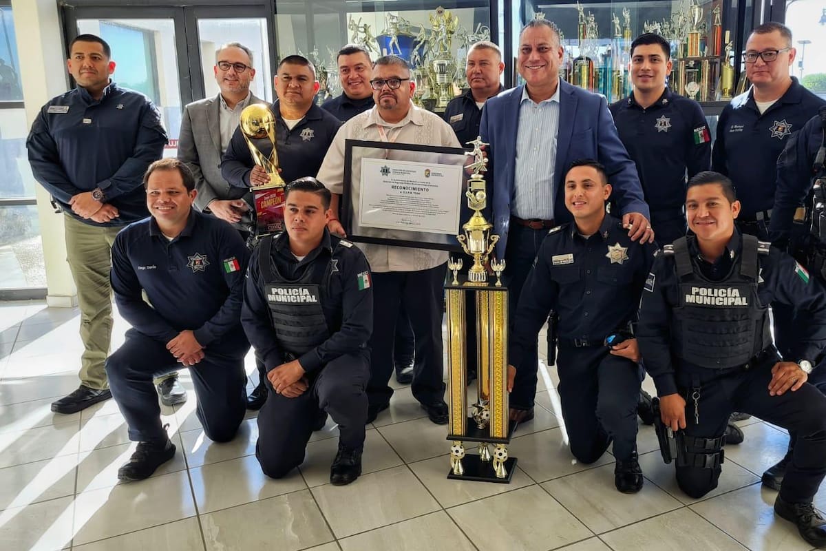 Ganan policías mexicalenses torneo regional de fútbol