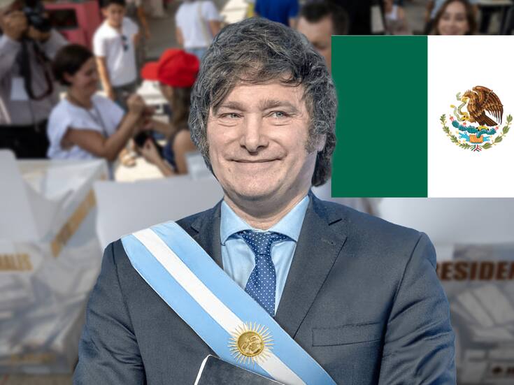 Milei presume que en México votaron por él; se viraliza boleta con su nombre