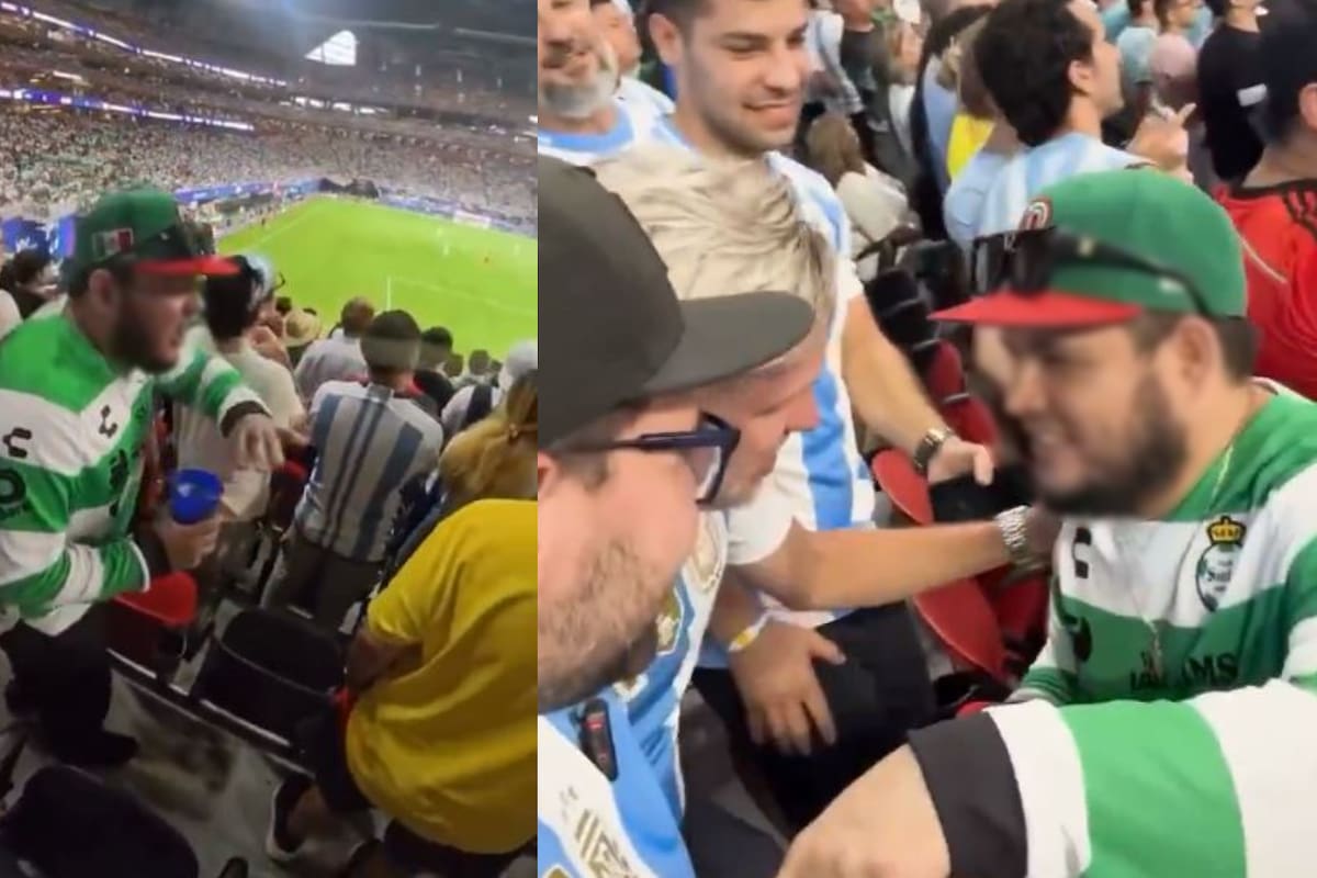 VIDEO: Seguidor de Santos provoca a argentinos en la Copa América: "Se mueren de hambre"