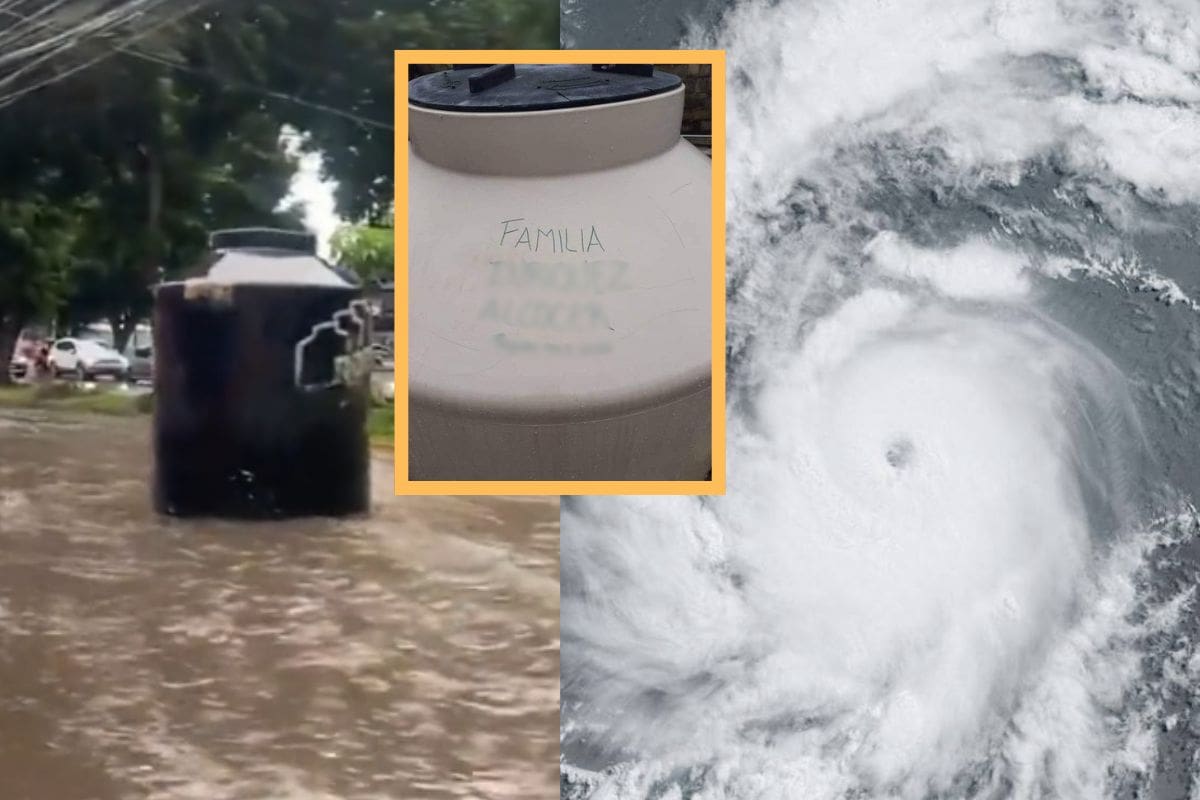 Huracán Beryl: Yucatecos marcan sus tinacos por si se los lleva la tormenta (VIRAL)