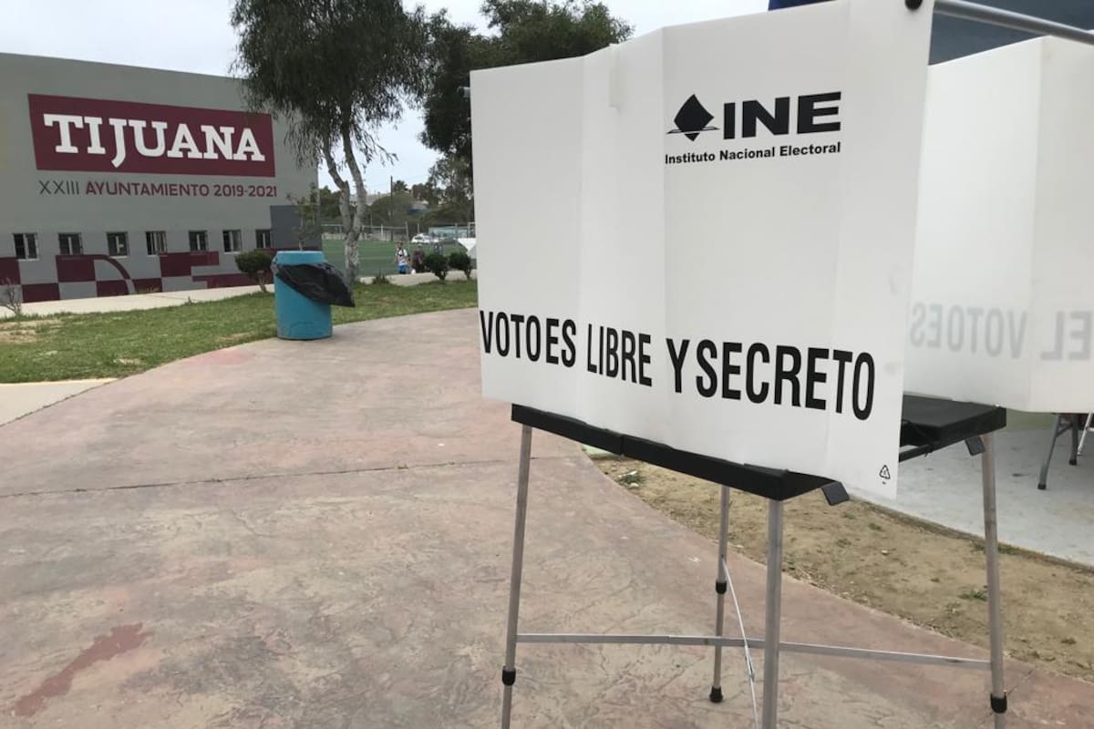 Revocación de Mandato: Poca afluencia en casilla para votar del Parque Azteca en Playas de Tijuana