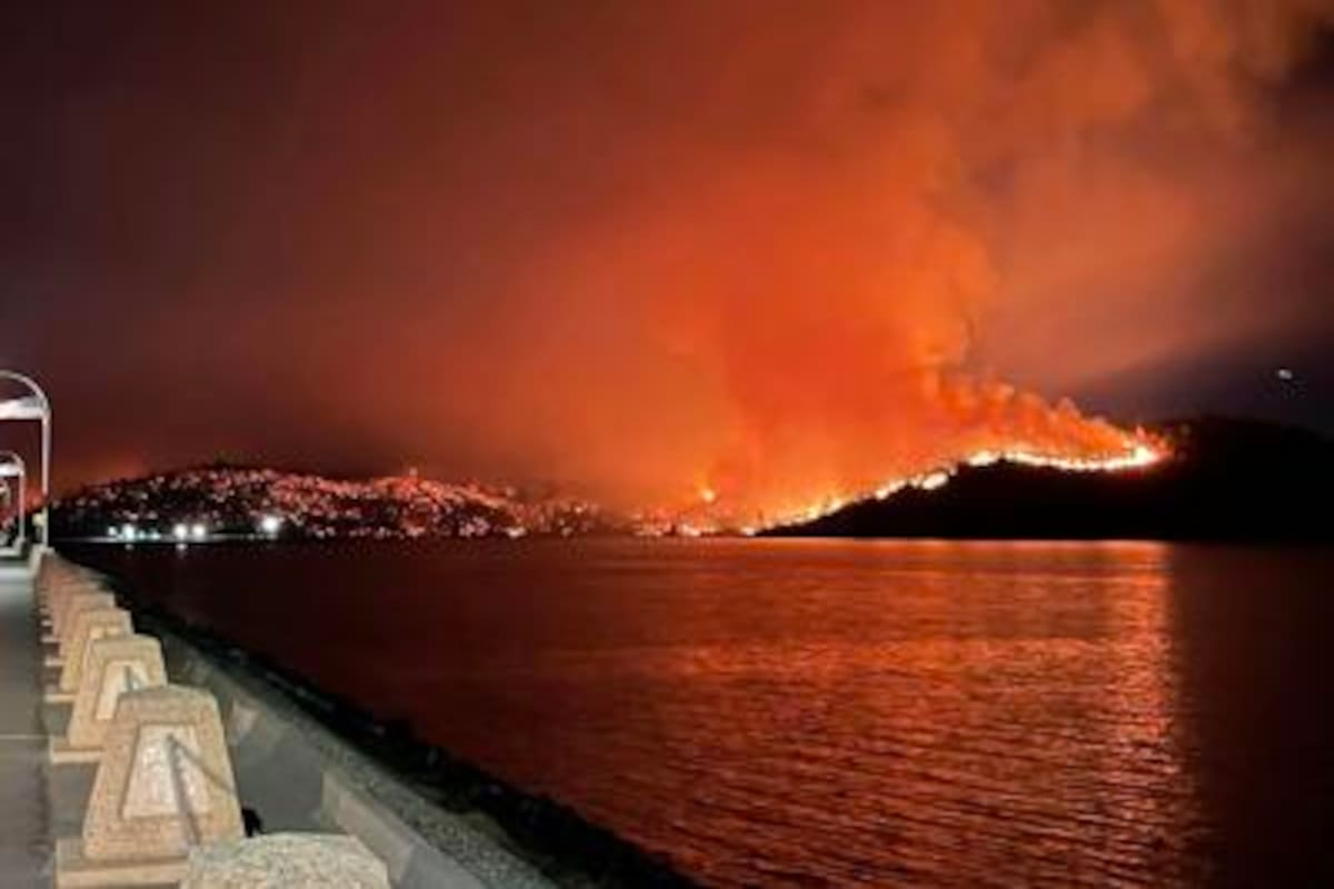 Miles de personas son evacuadas por incendio en California