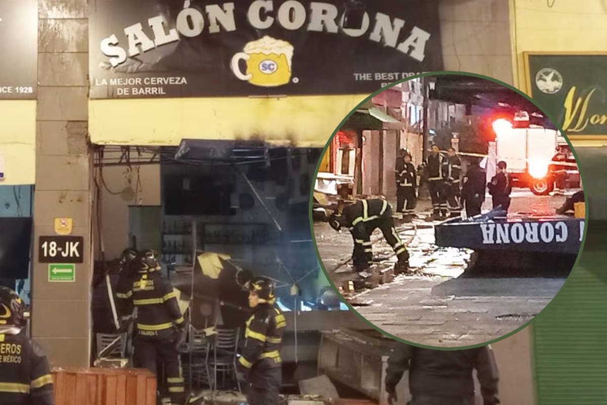 Salón Corona: Explota en CDMX sucursal del restaurante; esto se sabe