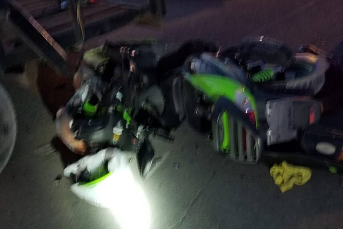 Motociclista muere tras choque en SLRC