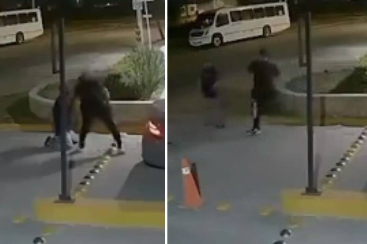 Video: Residente de fraccionamiento golpea a vigilante de la tercera edad