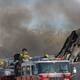 Despliegan 50 bomberos en incendio registrado en el Parque Industrial de Hermosillo
