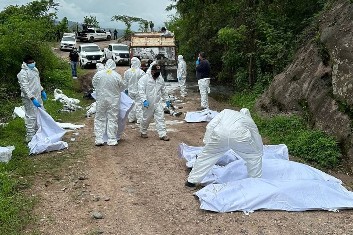 Encuentran 19 cuerpos tras enfrentamiento de carteles en La Concordia, Chiapas (Imagenes Fuertes)