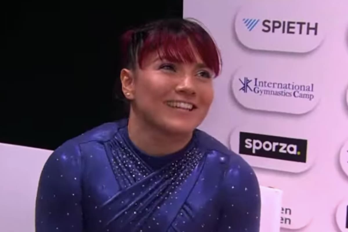 Alexa Moreno destacó en el Campeonato Mundial de Gimnasia de Bélgica
