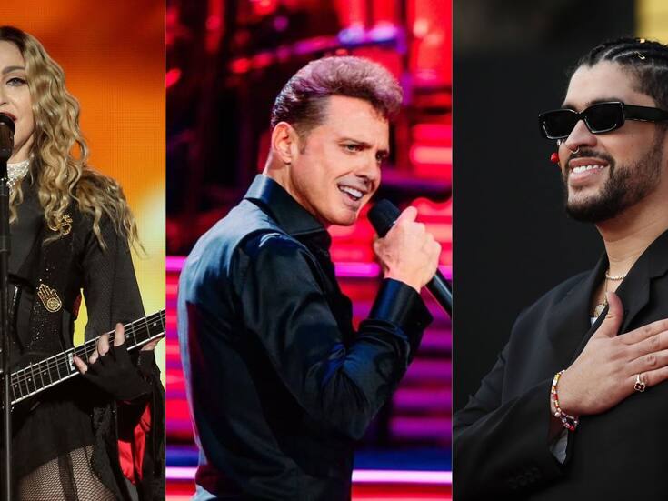 Madonna, Luis Miguel y Bad Bunny lideran las giras más exitosas del año