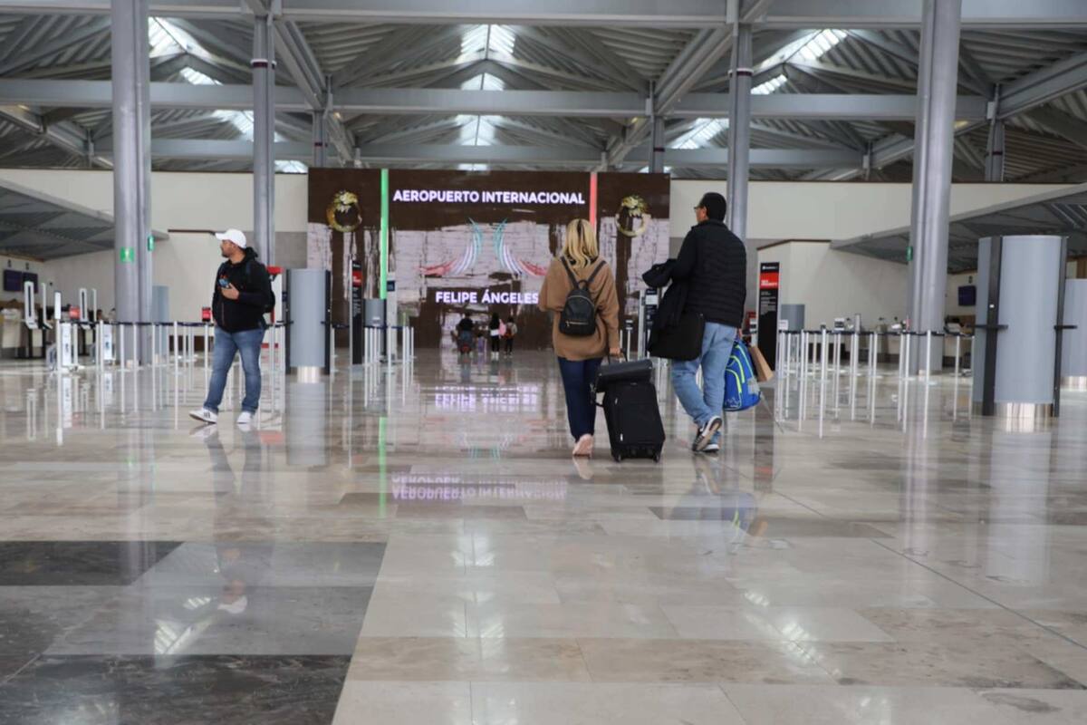 AIFA es el séptimo aeropuerto con más tráfico de pasajeros en México, según Agencia Federal de Aviación Civil