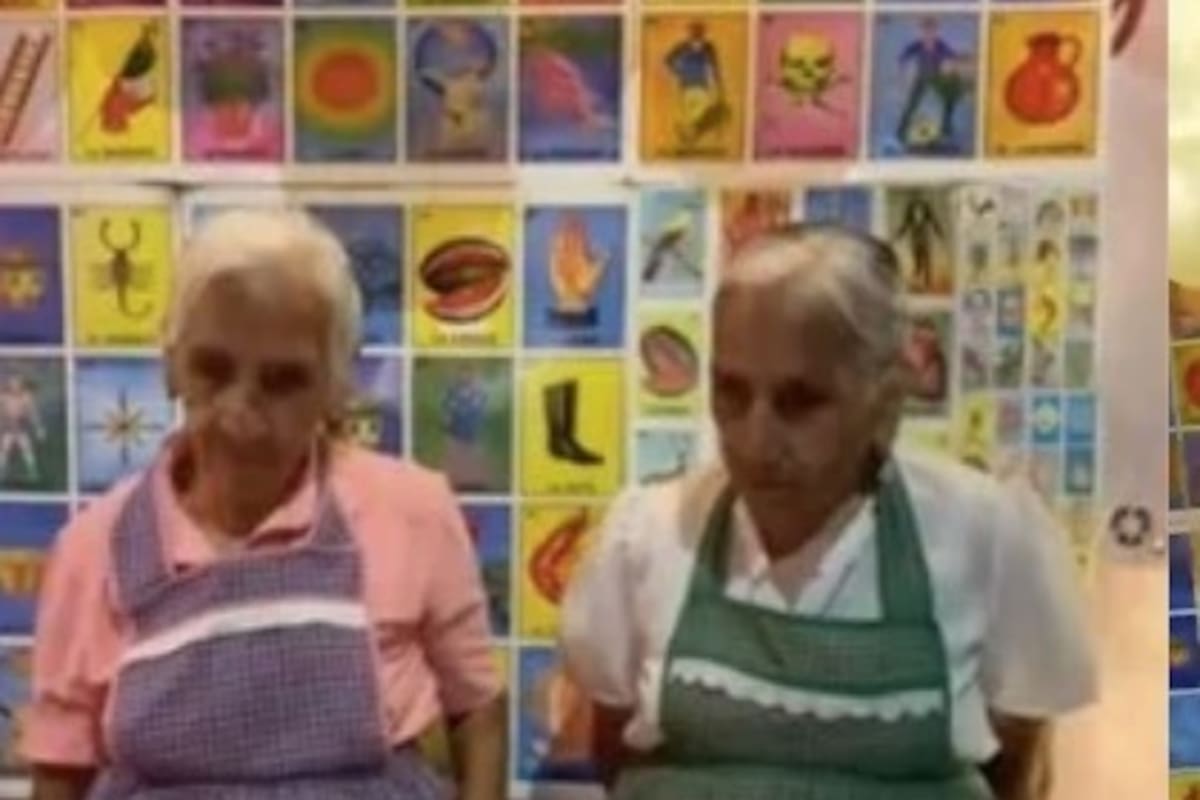 VIDEO: Abuelitas gemelas se agarran a golpes por el pastel en su cumpleaños 
