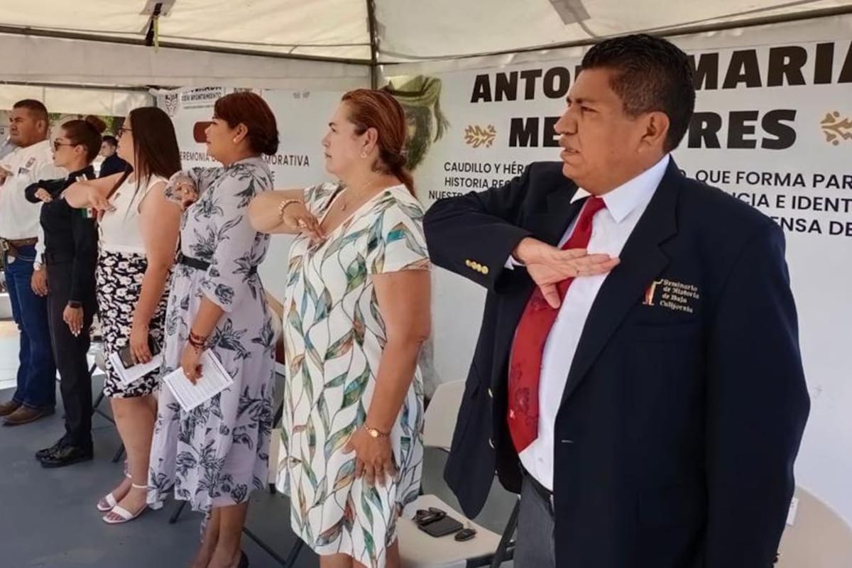Celebran en Ensenada aniversario luctuoso de Antonio María Meléndres Ceseña