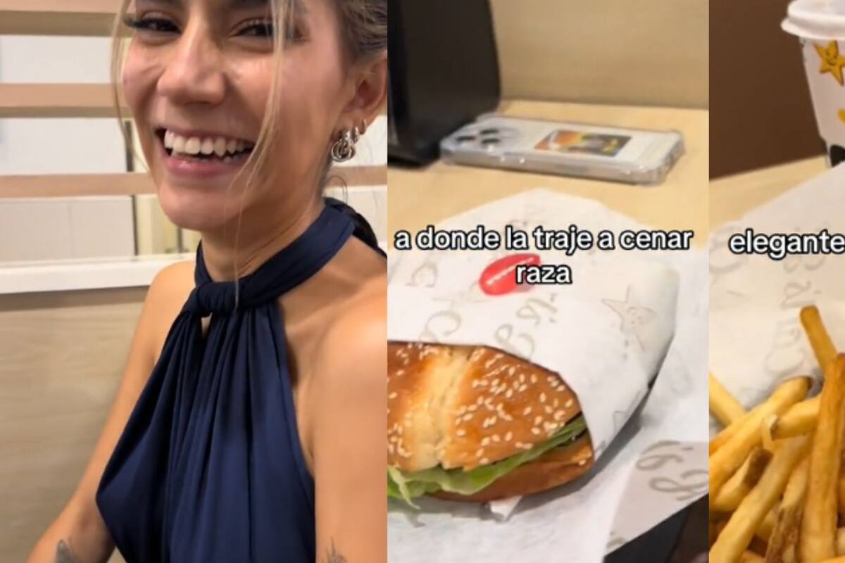 TikTok: Mujer se viraliza por vestir muy elegante para ir a cenar unas hamburguesas