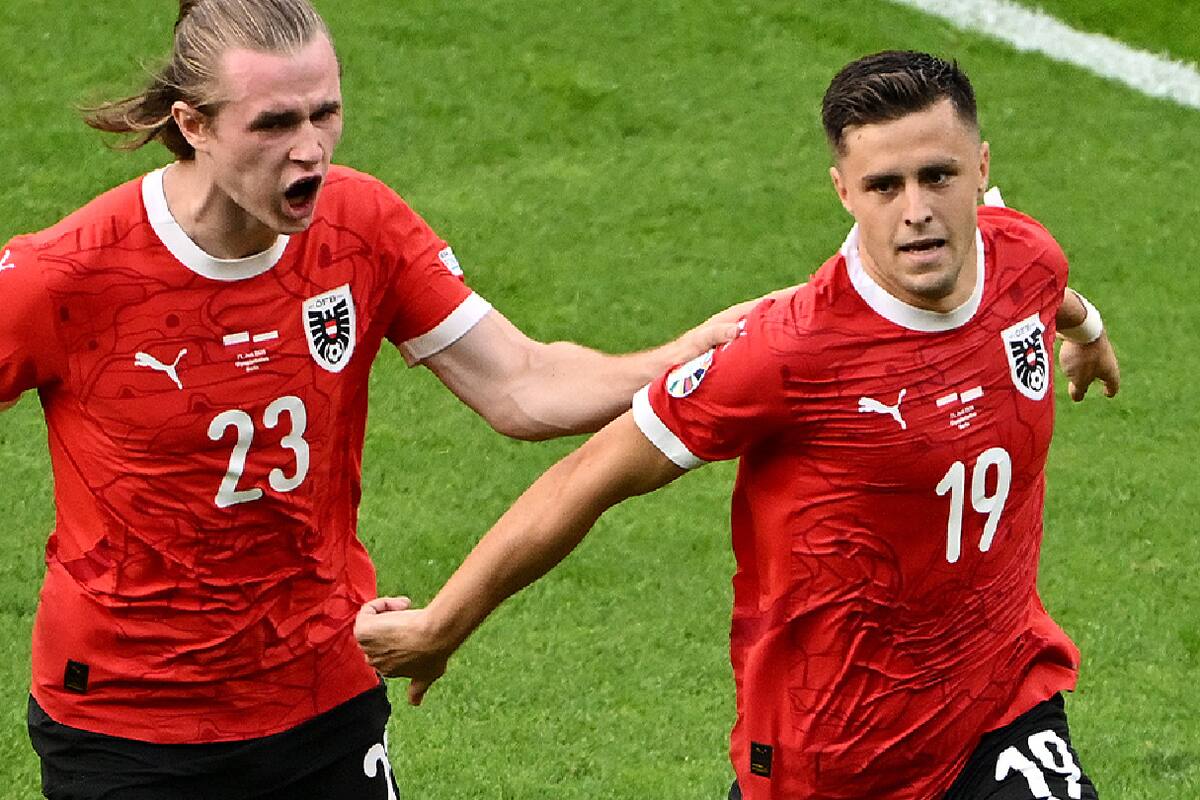 Eurocopa 2024: Austria sigue en la lucha por la clasificación al vencer 3-1 a Polonia