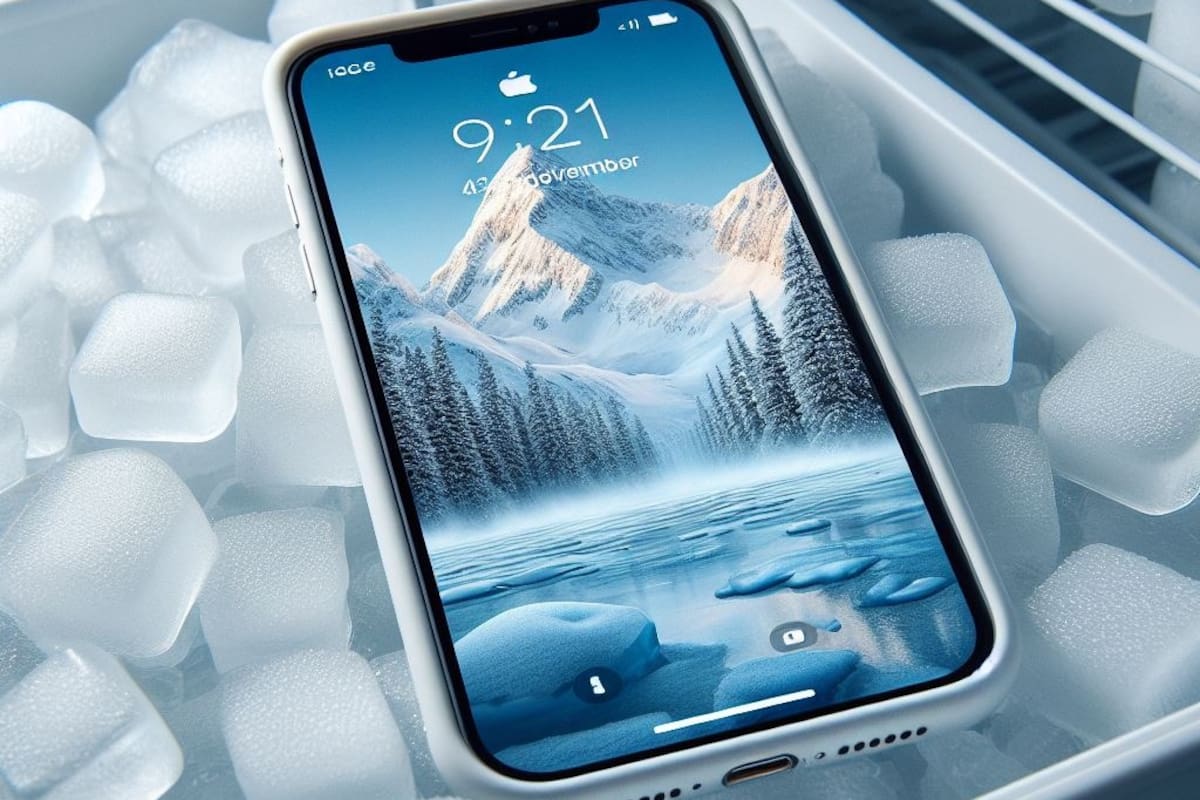 VIDEO: Usuario de TikTok rompe su iPhone al intentar enfriarlo en el congelador 