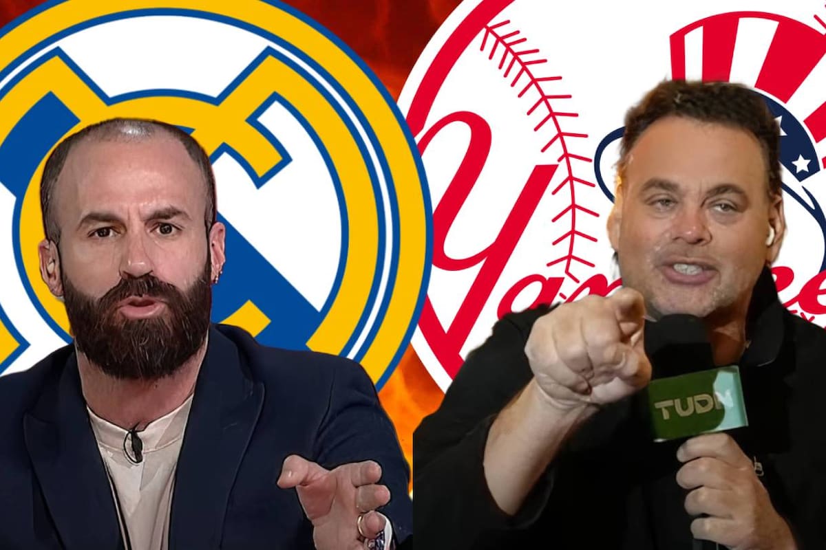 Nueva pelea entre Faitelson y Crosas: ¿Quién es mejor, Yankees o Real Madrid?