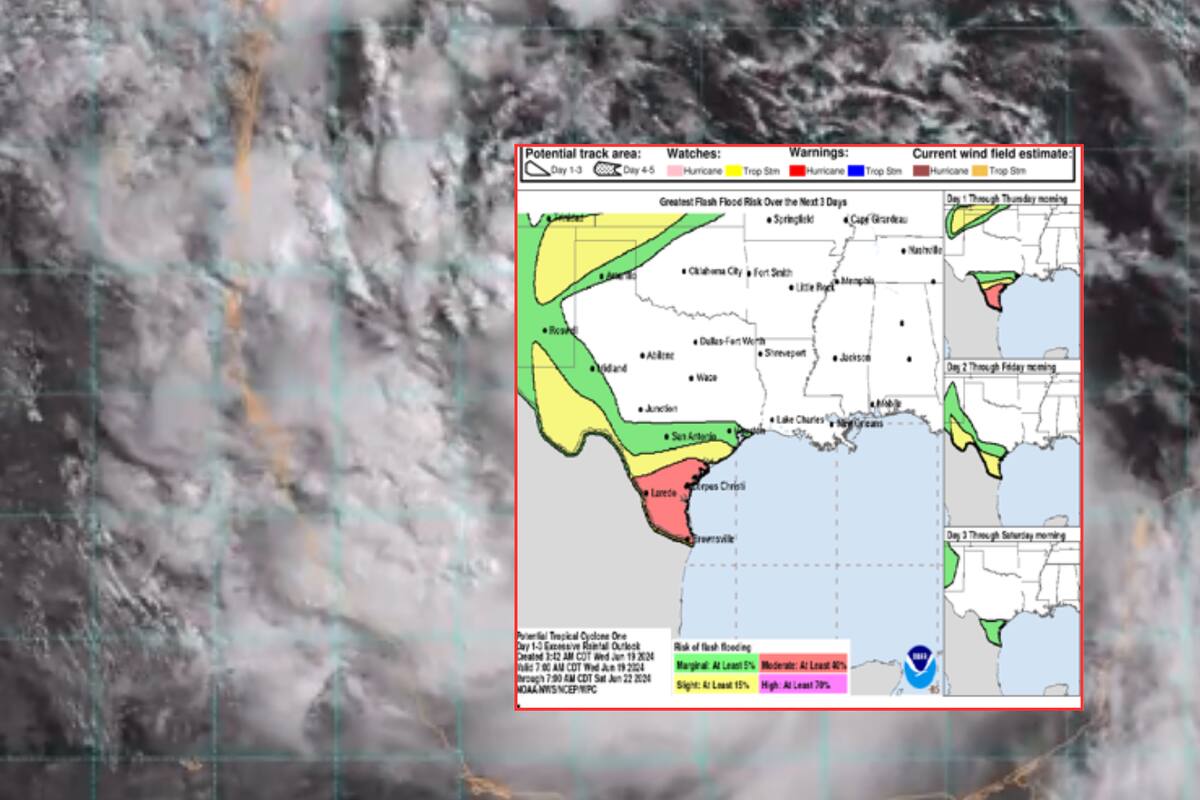 Tormenta Tropical ‘Alberto’ se forma al Oeste del Golfo de México; CNH alerta sobre intensidad de las lluvias