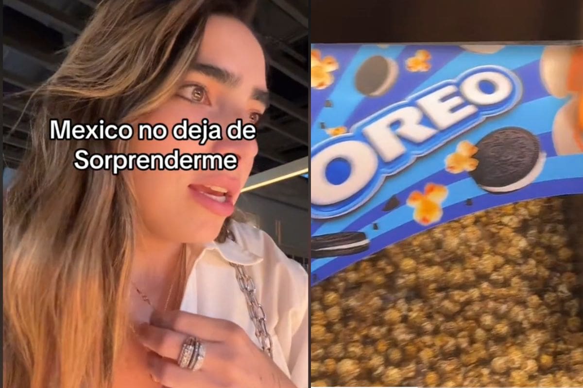 “¿Qué locura es esta?”: Extranjera alucina con sabores de palomitas en México y su VIDEO se hace viral en TikTok