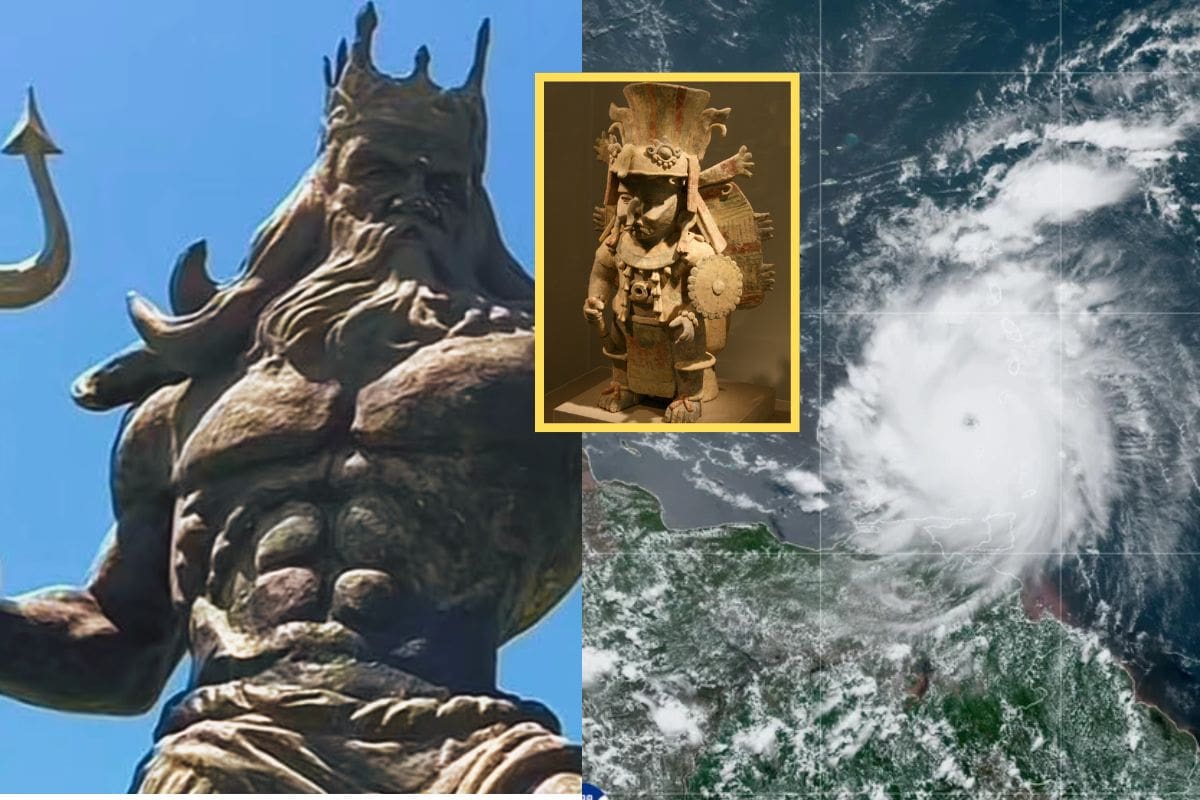 ¿Por qué los yucatecos planean destruir la estatua de Poseidón ante la llegada del Huracán Beryl?