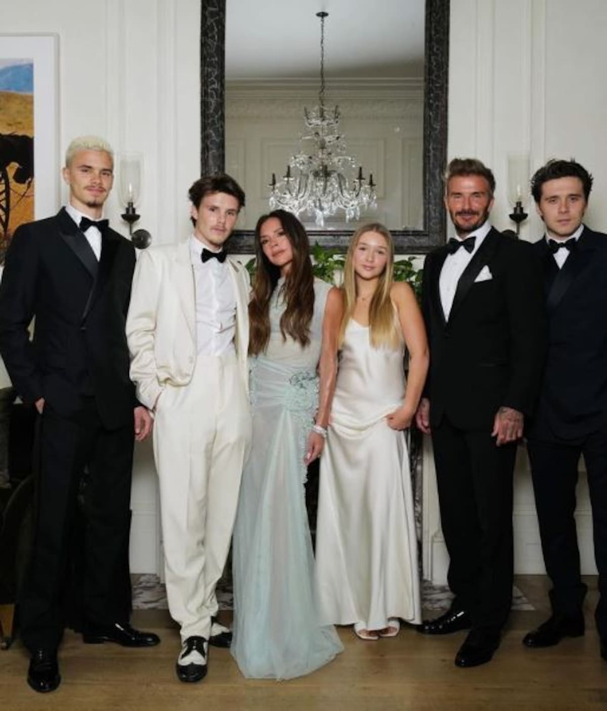 La familia Beckham via Instagram @victoriabeckham.