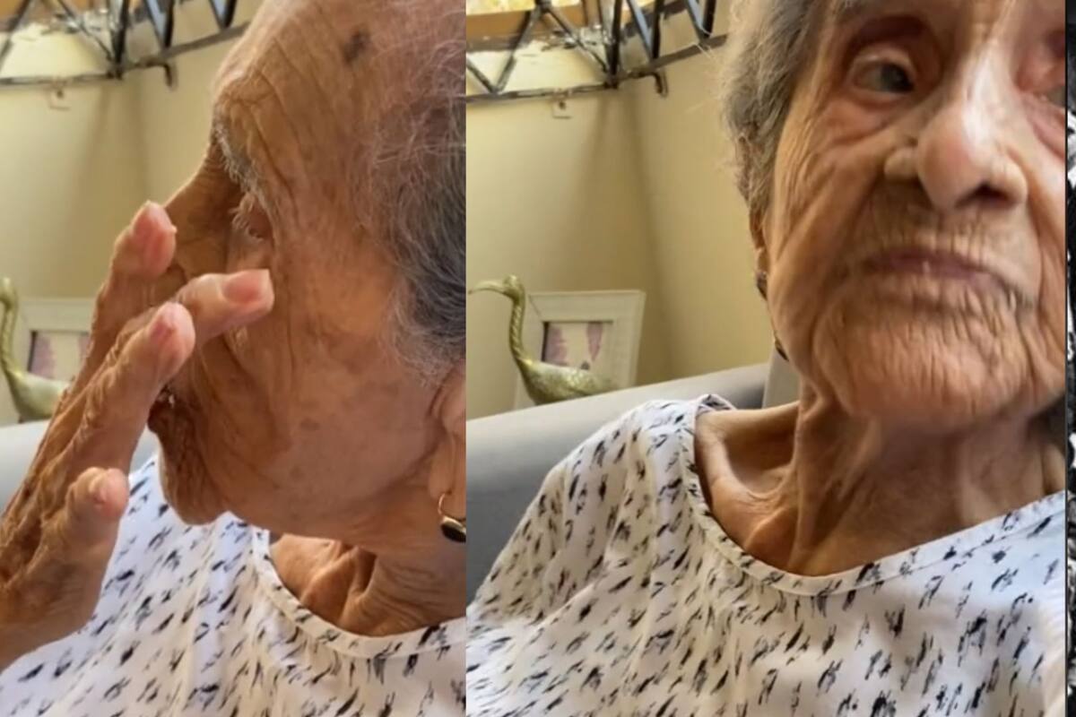 Abuela de 104 años arremete contra su nieta que le impide comer galletas