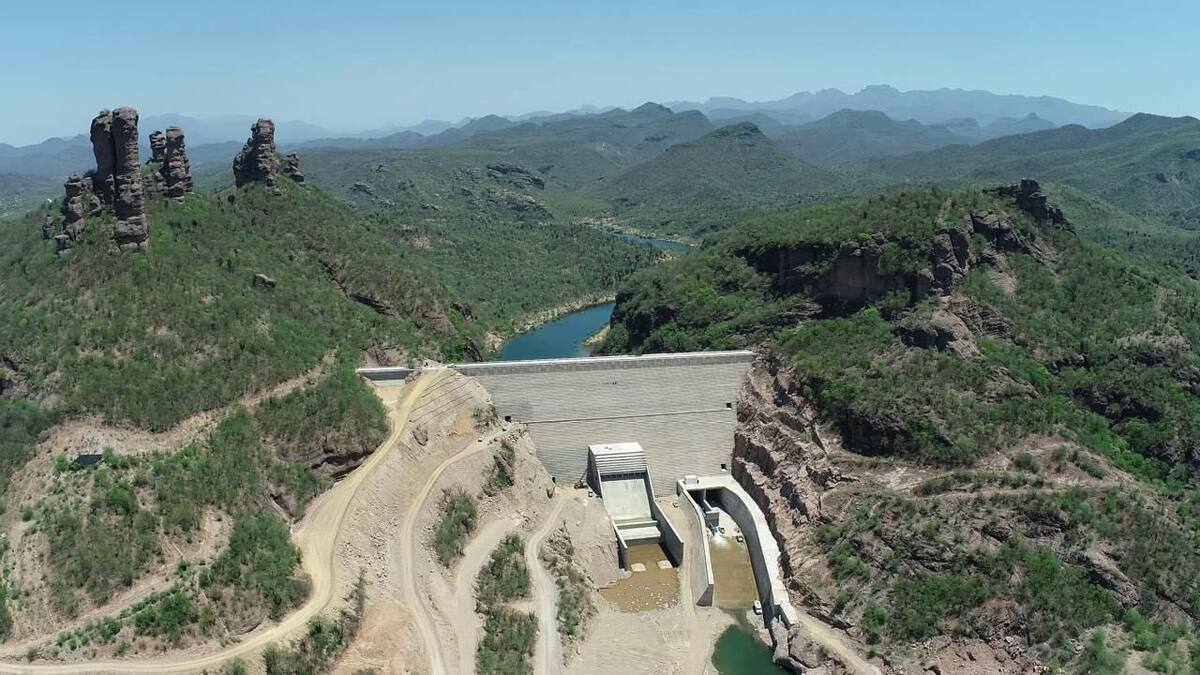 La obra del acueducto Macoyahui-Álamos se trata de una obra incluida en el Plan Estratégico de Protección Civil en Materia Hídrica. FOTO: ESPECIAL