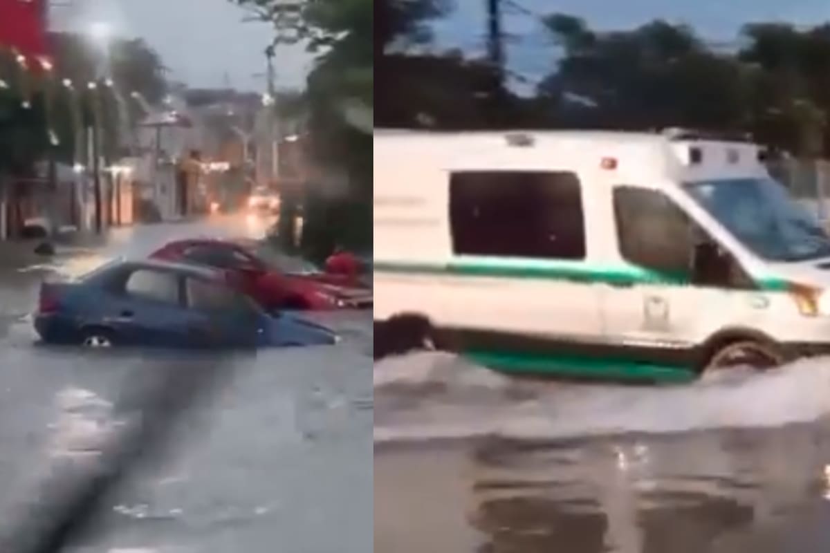 VIDEO: Cancún amanece bajo el agua por Tormenta Tropical “Alberto”