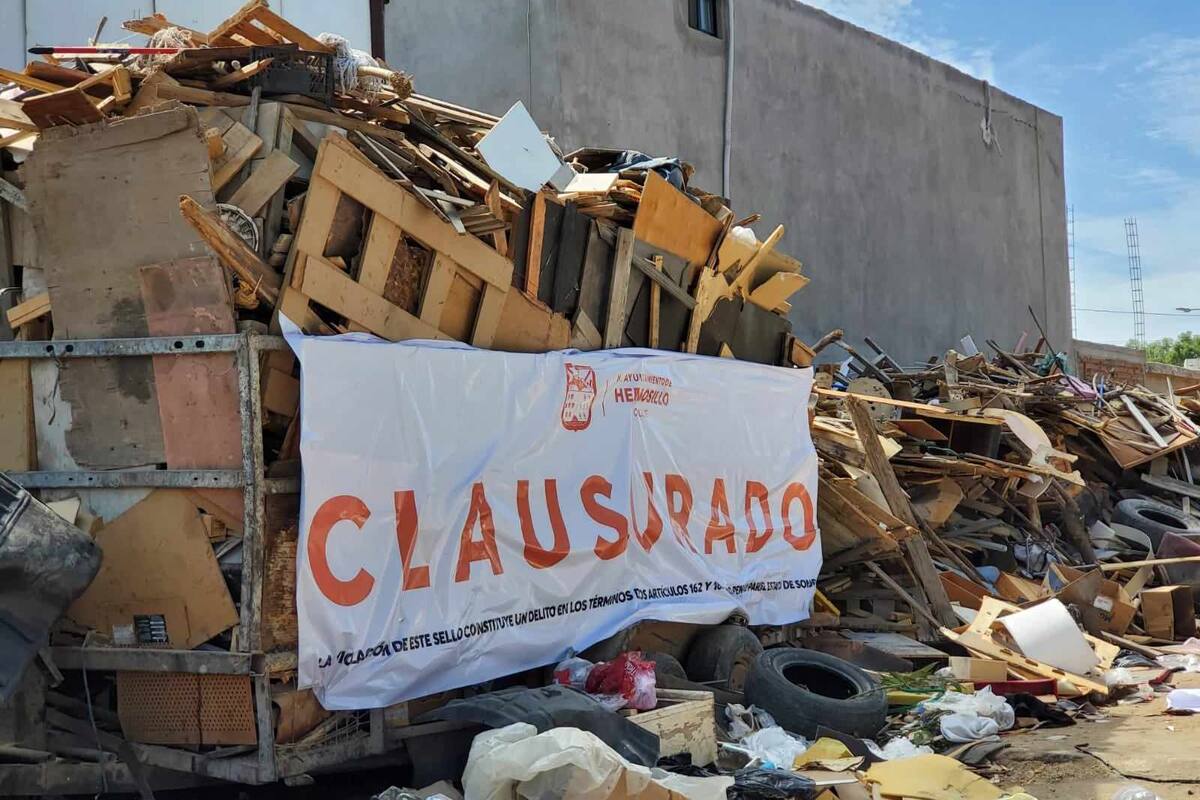 Clausura de basurero clandestino en Hermosillo