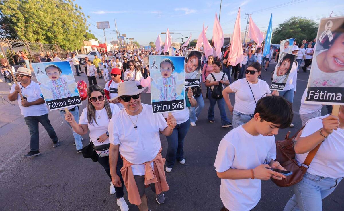 Ayer, miércoles 5 de junio, hubo una marcha en Hermosillo, Sonora, por los quince años de la tragedia ABC. | Crédito: Eleazar Escobar