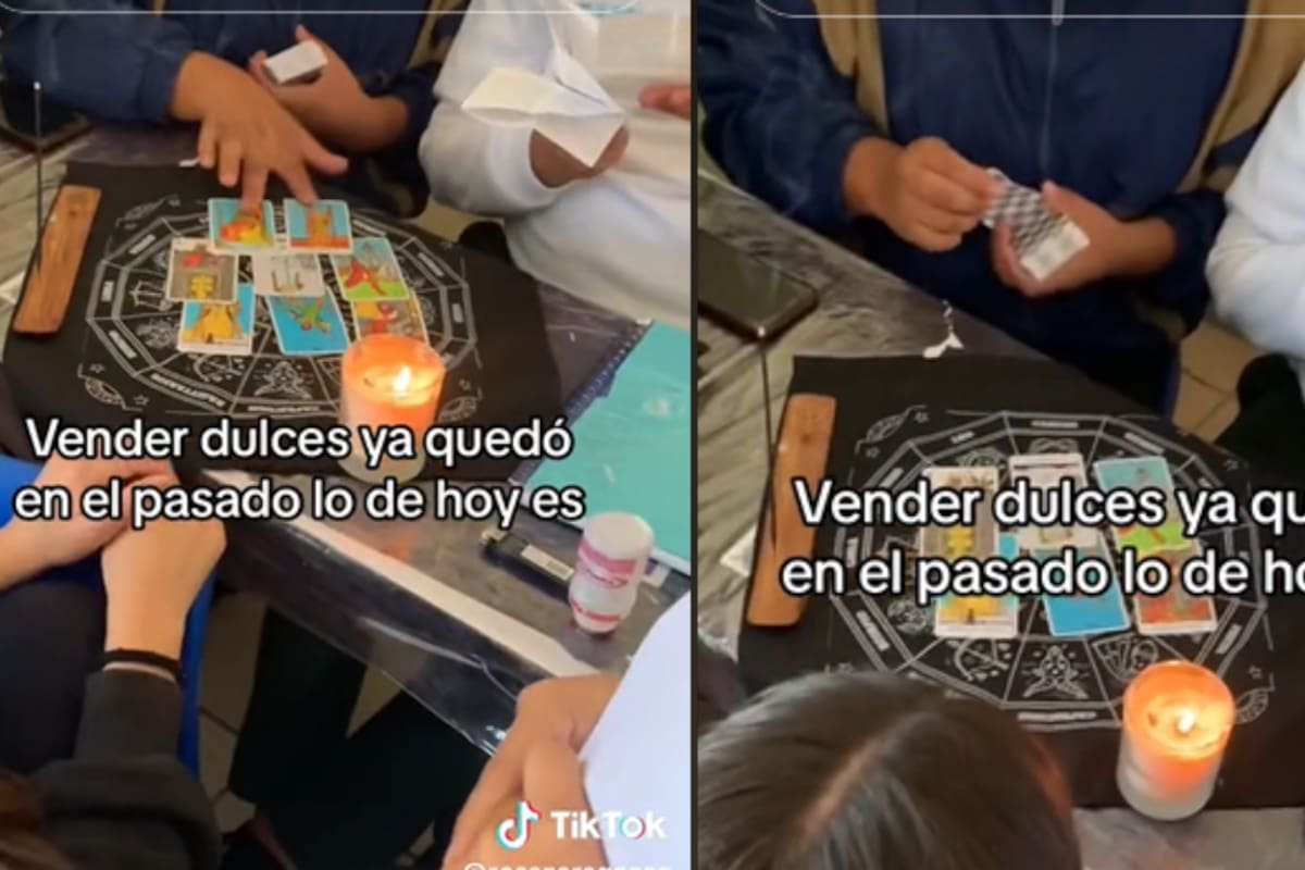 TikTok: Jóvenes se vuelven virales por hacer lectura del tarot en salón de clases