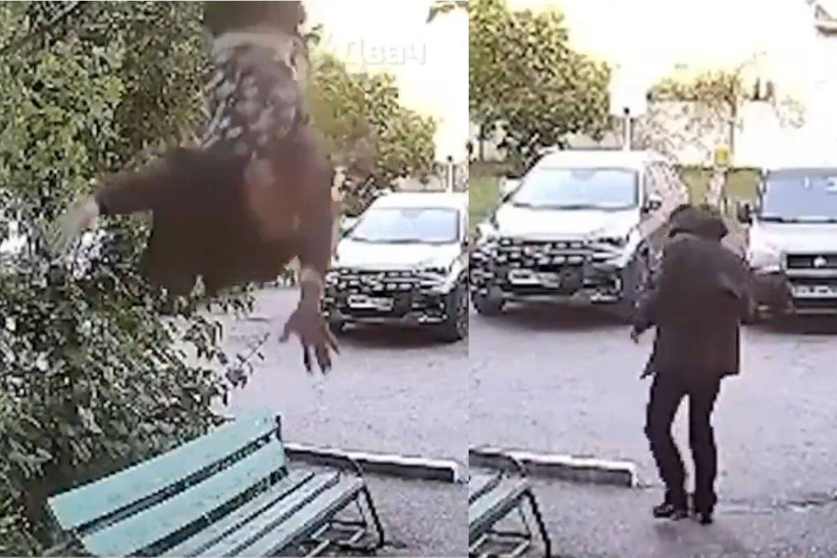 VIDEO: Hombre ruso cae de 3 metros y se levantó como si nada