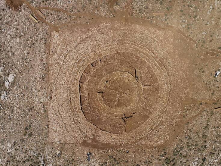 Descubren estructura circular de 4 mil años de la civilización minoica en Grecia